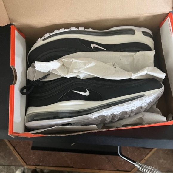 Nike Air Max 97 Black White Men\'s Shoes Sneakers 921826-001 Size 10.5 NEW